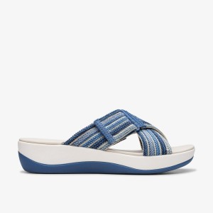 Clarks Arla Wave Blue Combination Blue | AZLDF8143