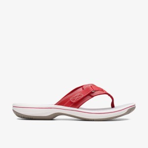 Clarks Breeze Sea Red Synthetic Red | JSACK5913