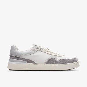 Clarks Court Lite Race Light Grey Combination Light Grey | UYZIG9751