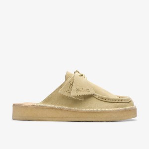 Clarks Desert Nomad Mule Maple Suede Maple | BOREX5038