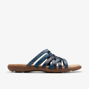 Clarks Elizabelle Rio Blue Multicolour Blue | MKHPT2394