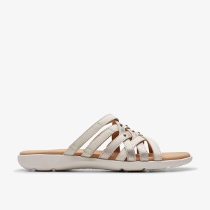 Clarks Elizabelle Rio Off White Multicolour White | QZFHM8612