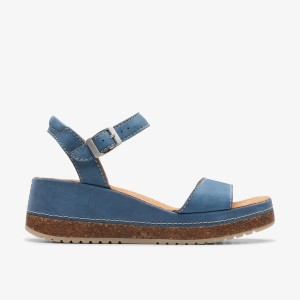 Clarks Kassanda Lily Blue Nubuck Blue | MXYPC4532