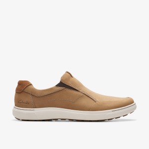 Clarks Mapstone Step Sand Nubuck Brown | ROZGH5709