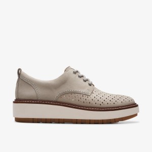 Clarks Orianna Move Stone Nubuck Grey | CBIRJ5674