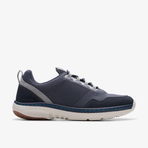 Clarks Pro Knit Navy Combination Navy | OUPNM8015