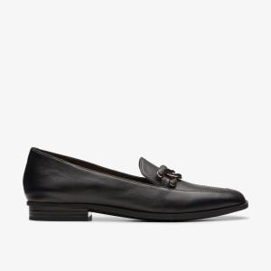 Clarks Sarafyna Rae Black Leather Black | LIRDM8026