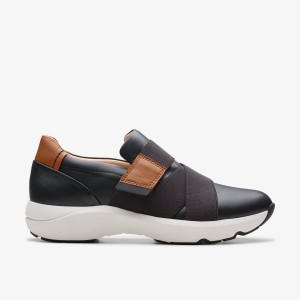 Clarks TIVOLI STRAP Black Leather Black | OLIRX0467