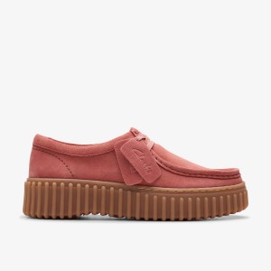 Clarks Torhill Bee Dusty Rose Suede Rose | CZNSB9260