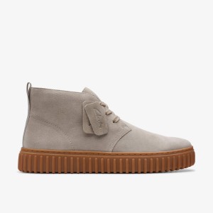 Clarks Torhill Desert Boot Light Grey Suede Light Grey | HBRGK4857