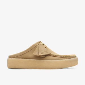 Clarks Wallabee Cup Lo Maple Suede Maple | BGONP1534