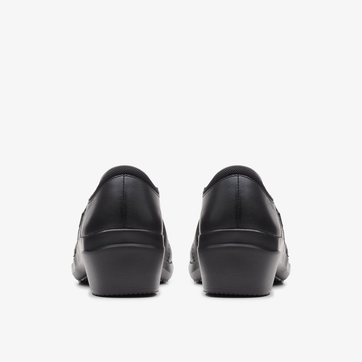 Clarks Angie Pearl Black Leather Black | ZVAWR1725