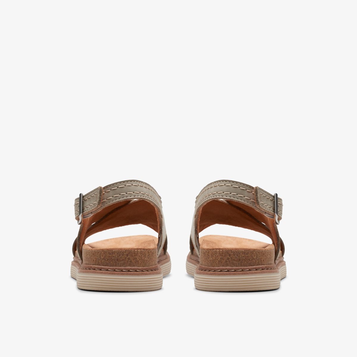 Clarks Arwell Sling Stone Nubuck Grey | KOHTB3865