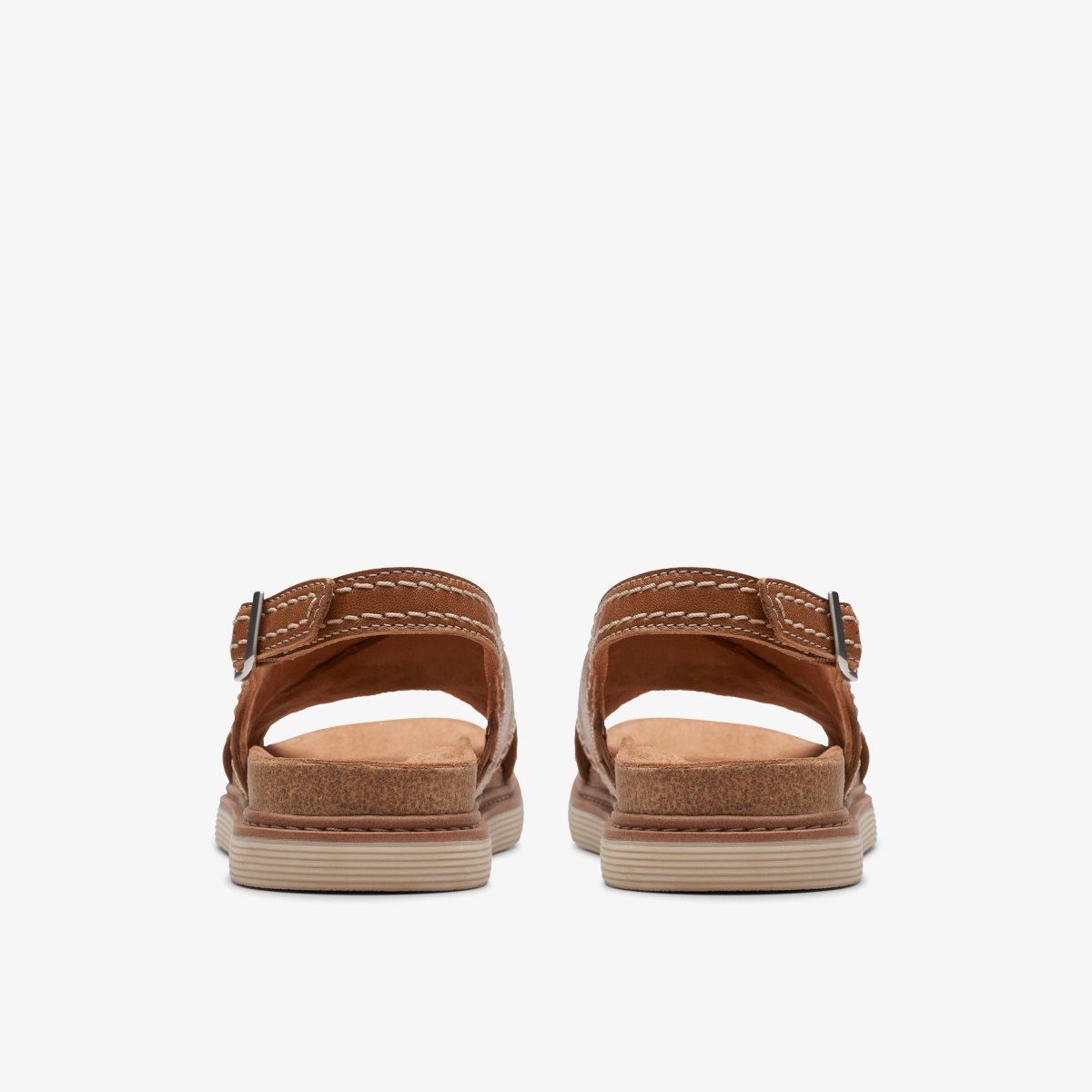 Clarks Arwell Sling Tan Leather Brown | CZQJH4628