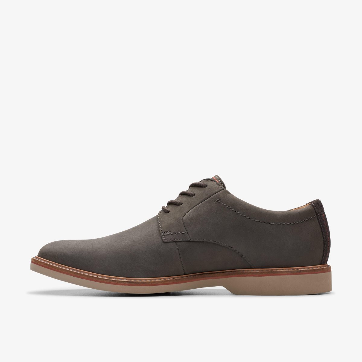 Clarks Atticus LT Lace Dark Grey Nubuck Dark Grey | PKIQL1607