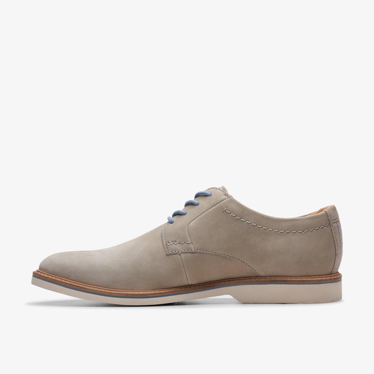 Clarks Atticus LT Lace Grey Nubuck Grey | CIXFE3695