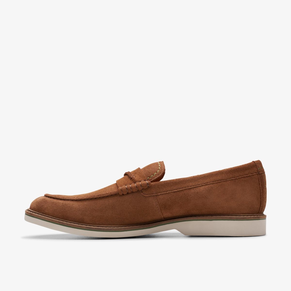 Clarks Atticus LT Slip Cola Suede Cola | FGMPZ2784