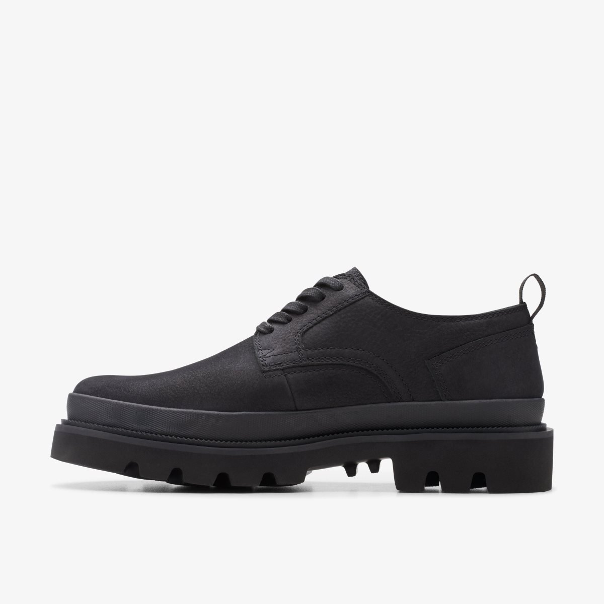 Clarks Badell Lace Black Nubuck Black | TSYHG3701