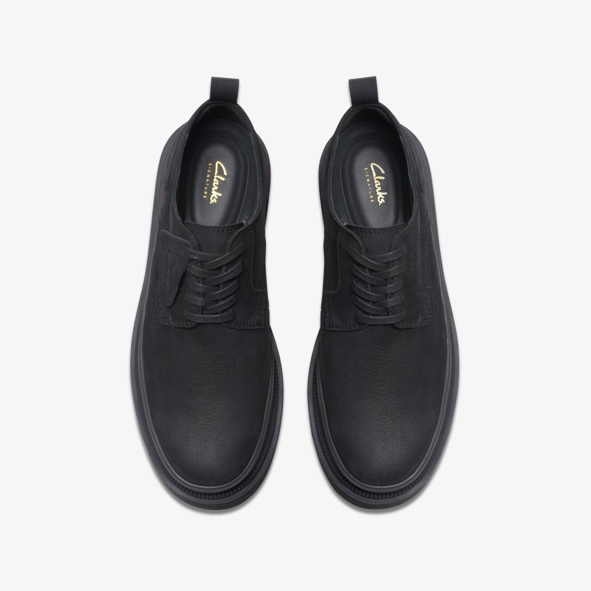 Clarks Badell Lace Black Nubuck Black | TSYHG3701