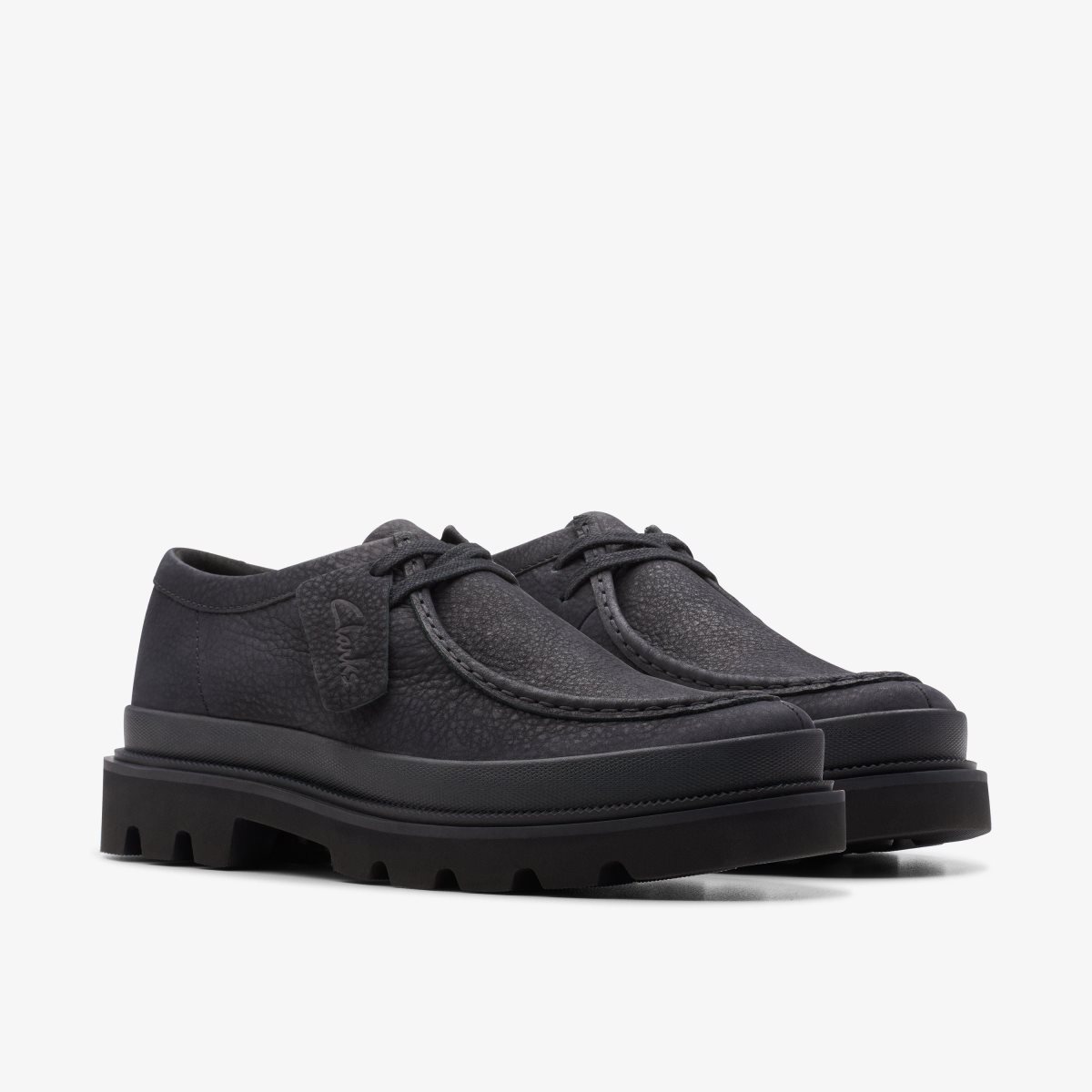 Clarks Badell Seam Black Nubuck Black | EYOCF1290