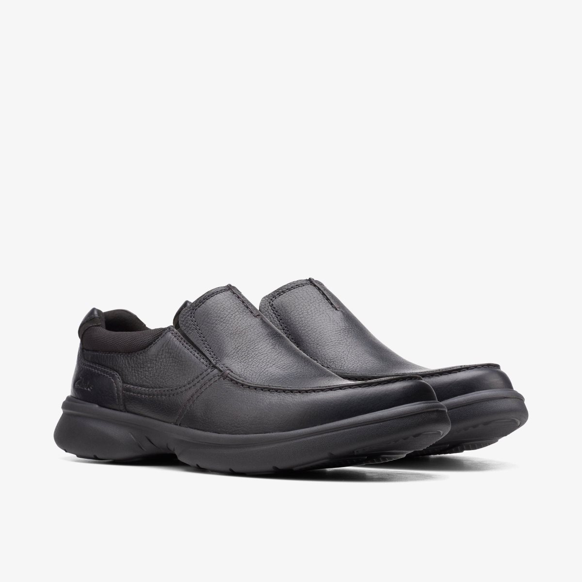 Clarks Bradley Free Black Tumbled Leather Black | KRIAQ1367