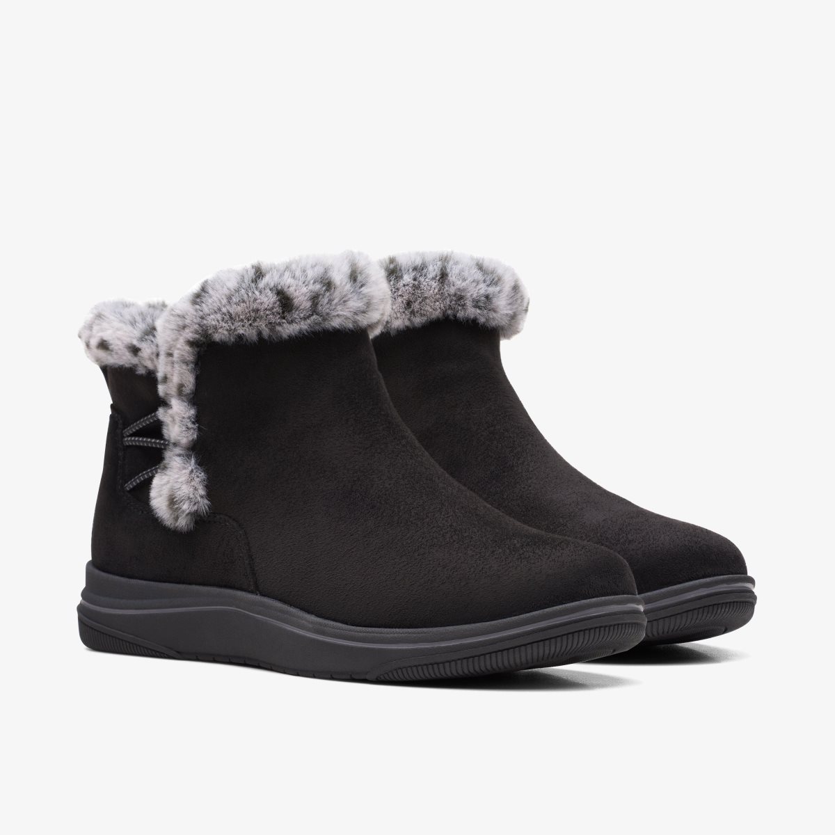 Clarks Breeze Fur Black Black | ZCJHO0693