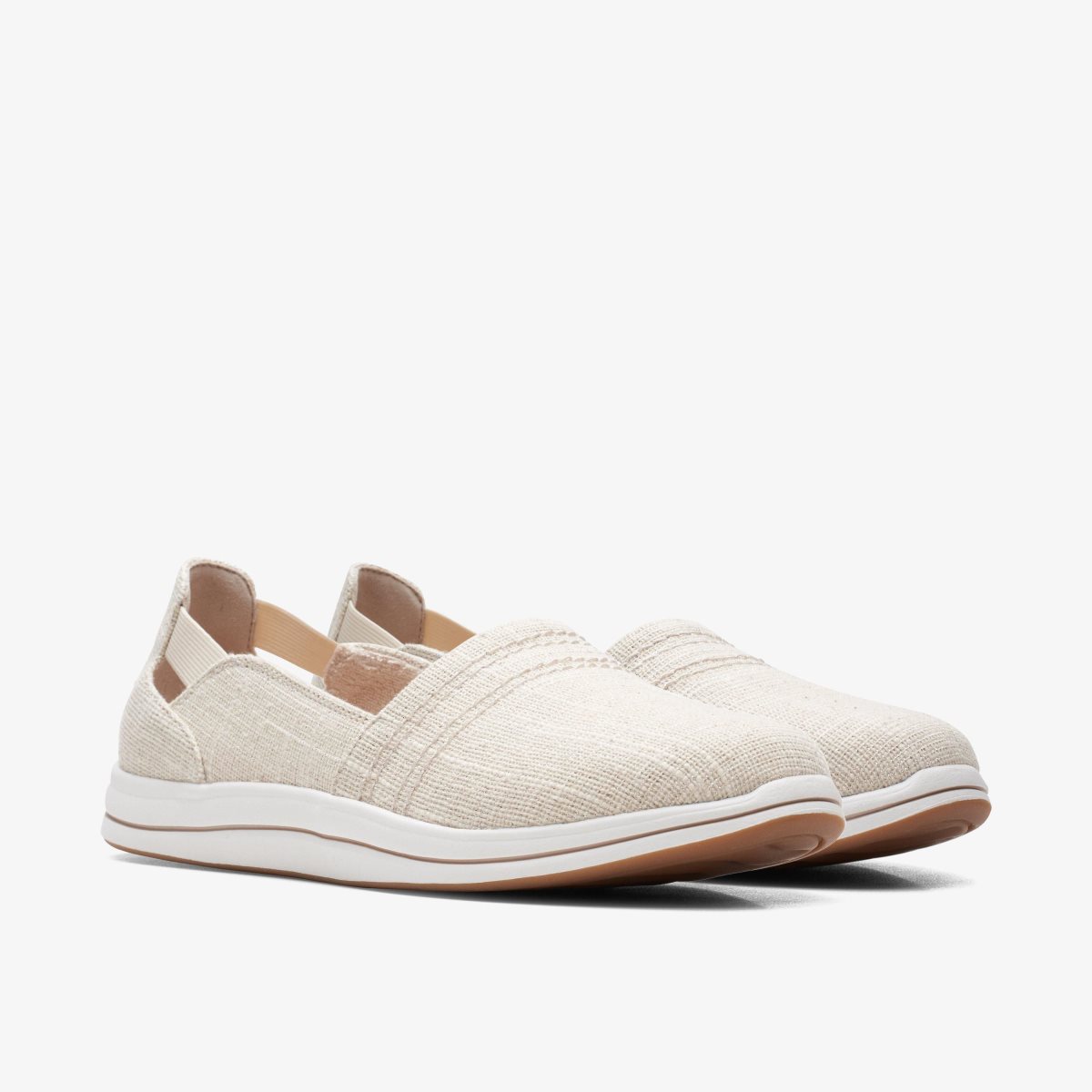 Clarks Breeze Step II Natural Interest Beige | EDFPH3678