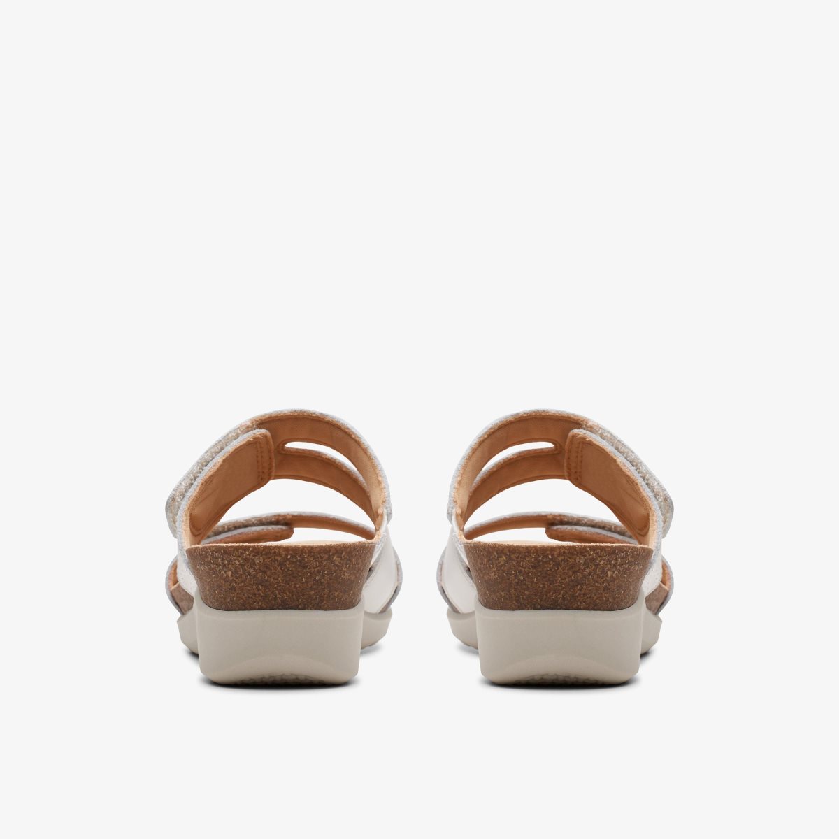 Clarks Calenne Maye White Leather White | CBROG8059