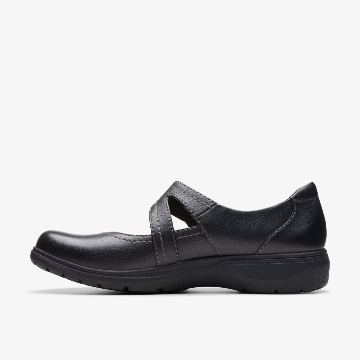 Clarks Carleigh Jane Black Leather Black | XDKBV0627