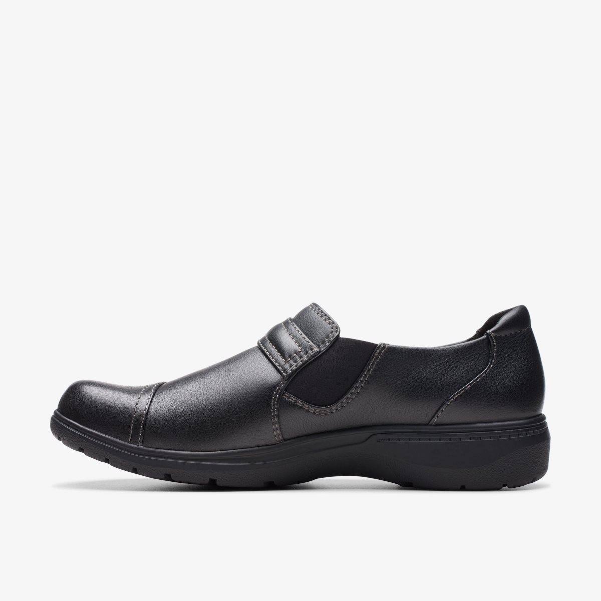 Clarks Carleigh Pearl Black Leather Black | LJKOP9837