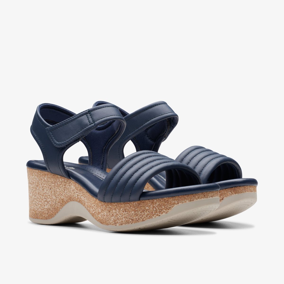 Clarks Chelseah Gem Navy Leather Navy | EZQVO7563