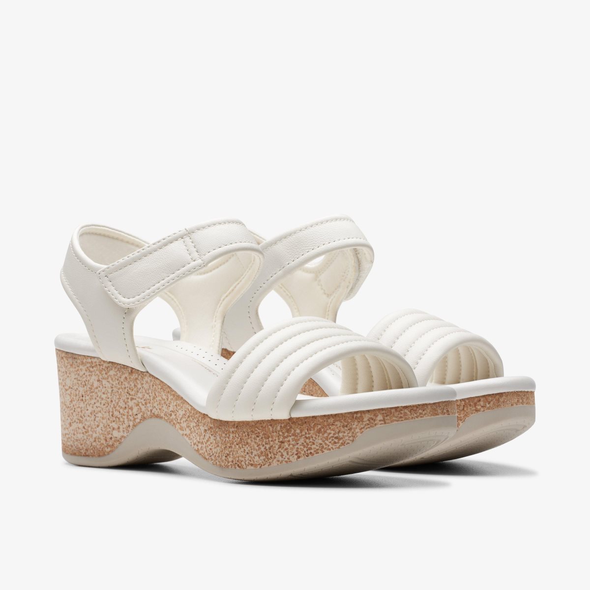 Clarks Chelseah Gem Off White Leather White | KQDAU3648