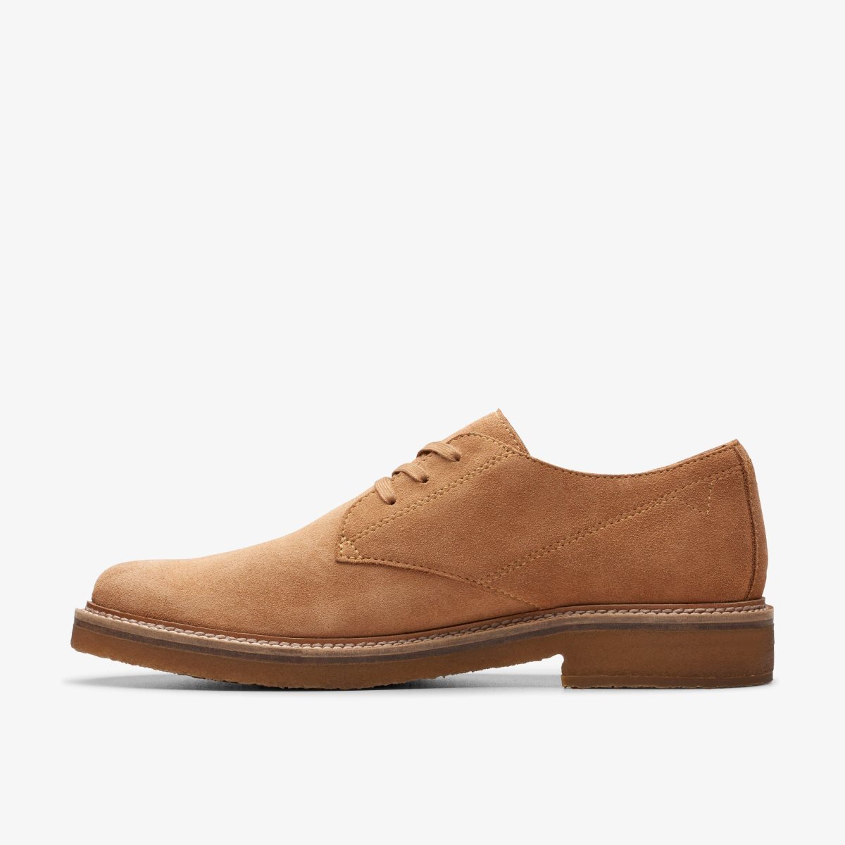 Clarks Clarkdale Derby Light Tan Suede Light Brown | HPFBL6318