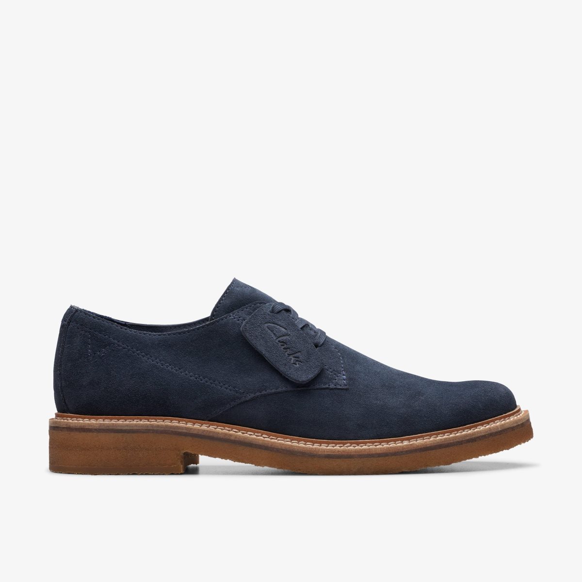 Clarks Clarkdale Derby Navy Suede Navy | RUXKM5013