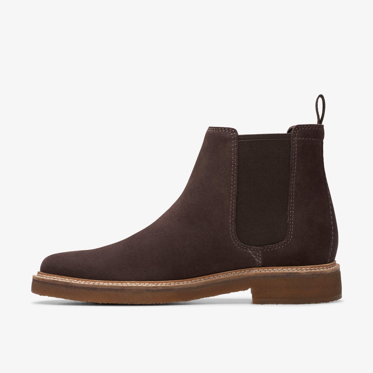 Clarks Clarkdale Easy Dark Brown Suede Dark Brown | GSLZK9284