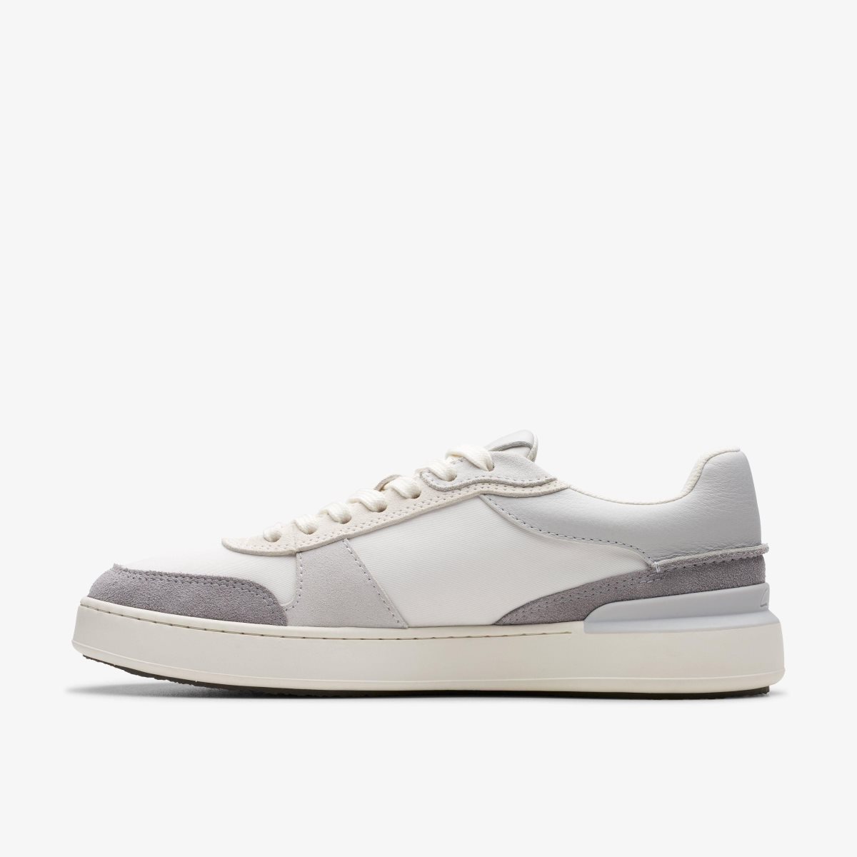 Clarks Court Lite Race Light Grey Combination Light Grey | UYZIG9751