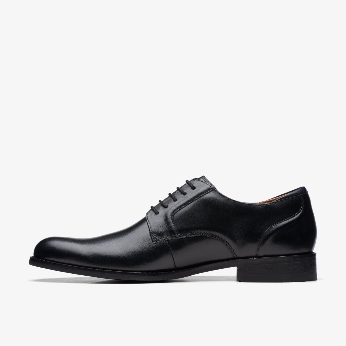 Clarks Craft Arlo Lace Black Leather Black | DQNWM3042