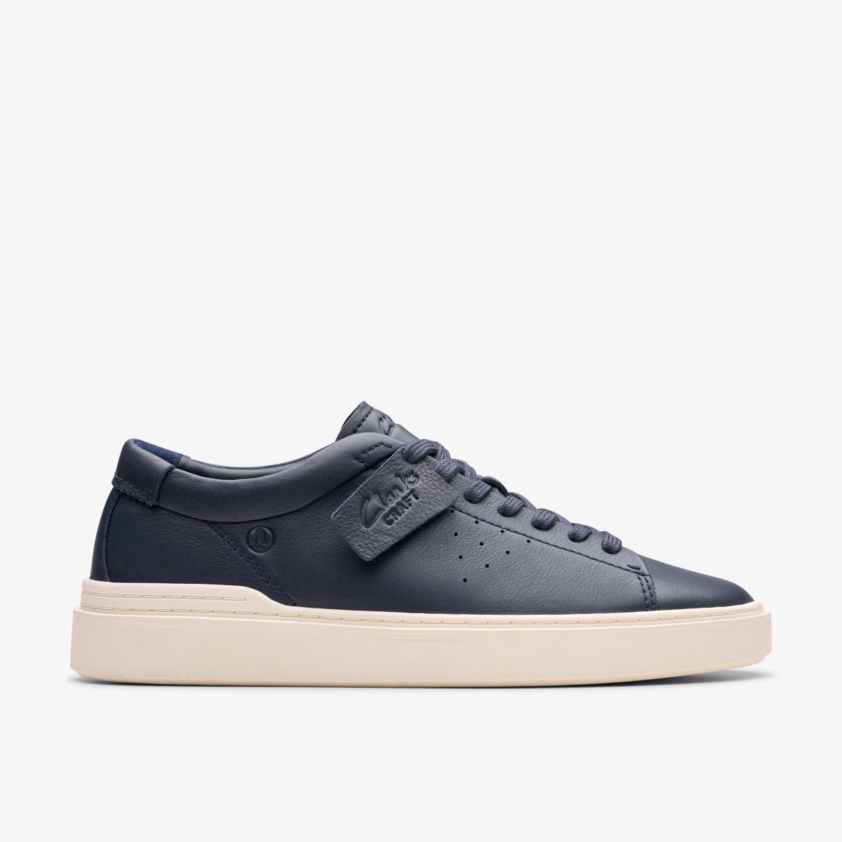 Clarks Craft Swift Navy Leather Navy | VGENP7546