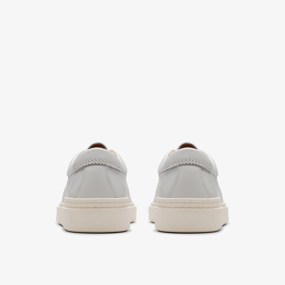 Clarks Craft Swift White Leather White | RNDQF3629