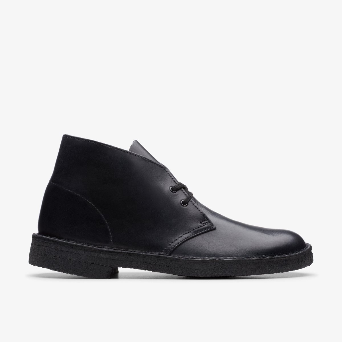 Clarks Desert Boot Black Polished Black | HZVQA0786