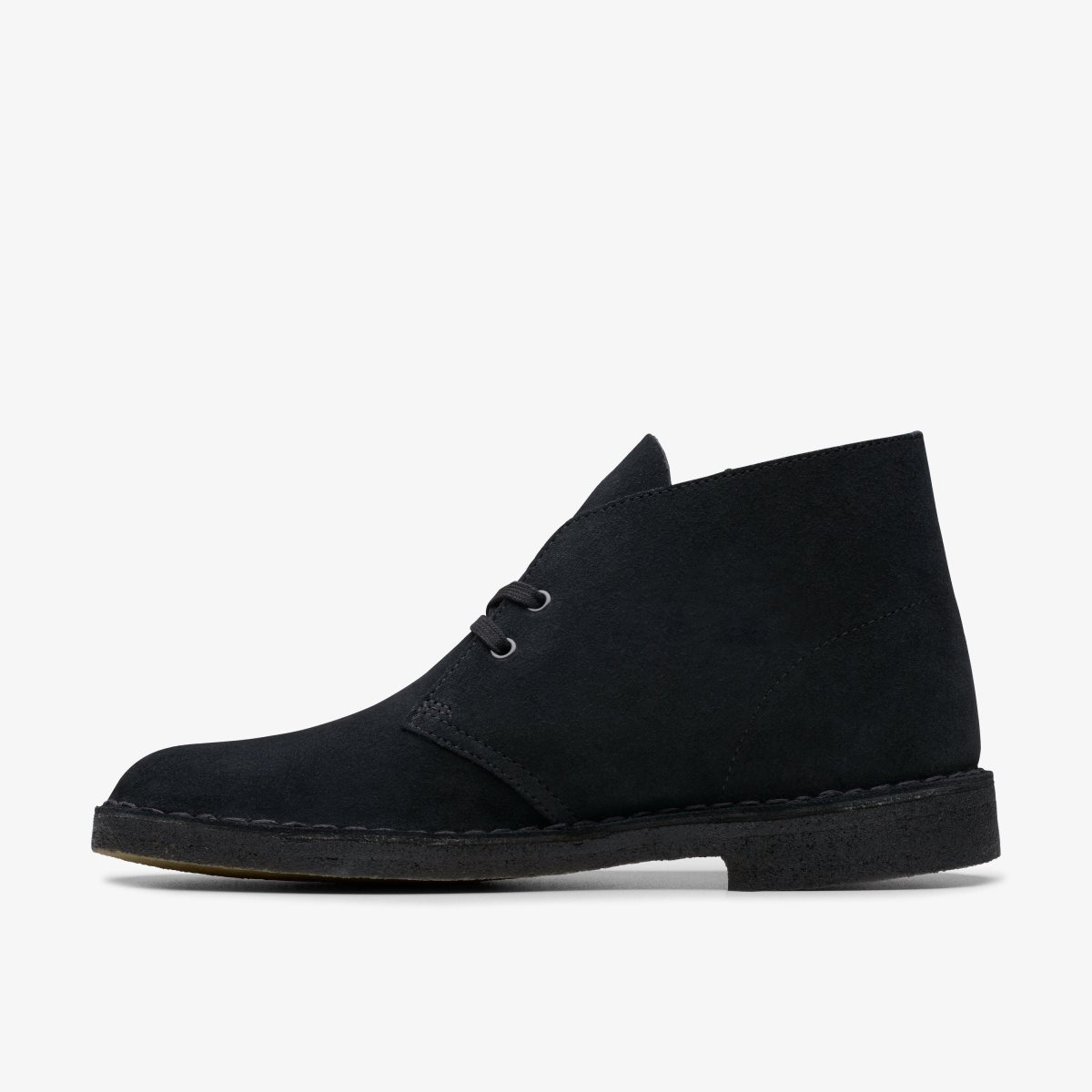 Clarks Desert Boot Black Suede Black | HWLND0247