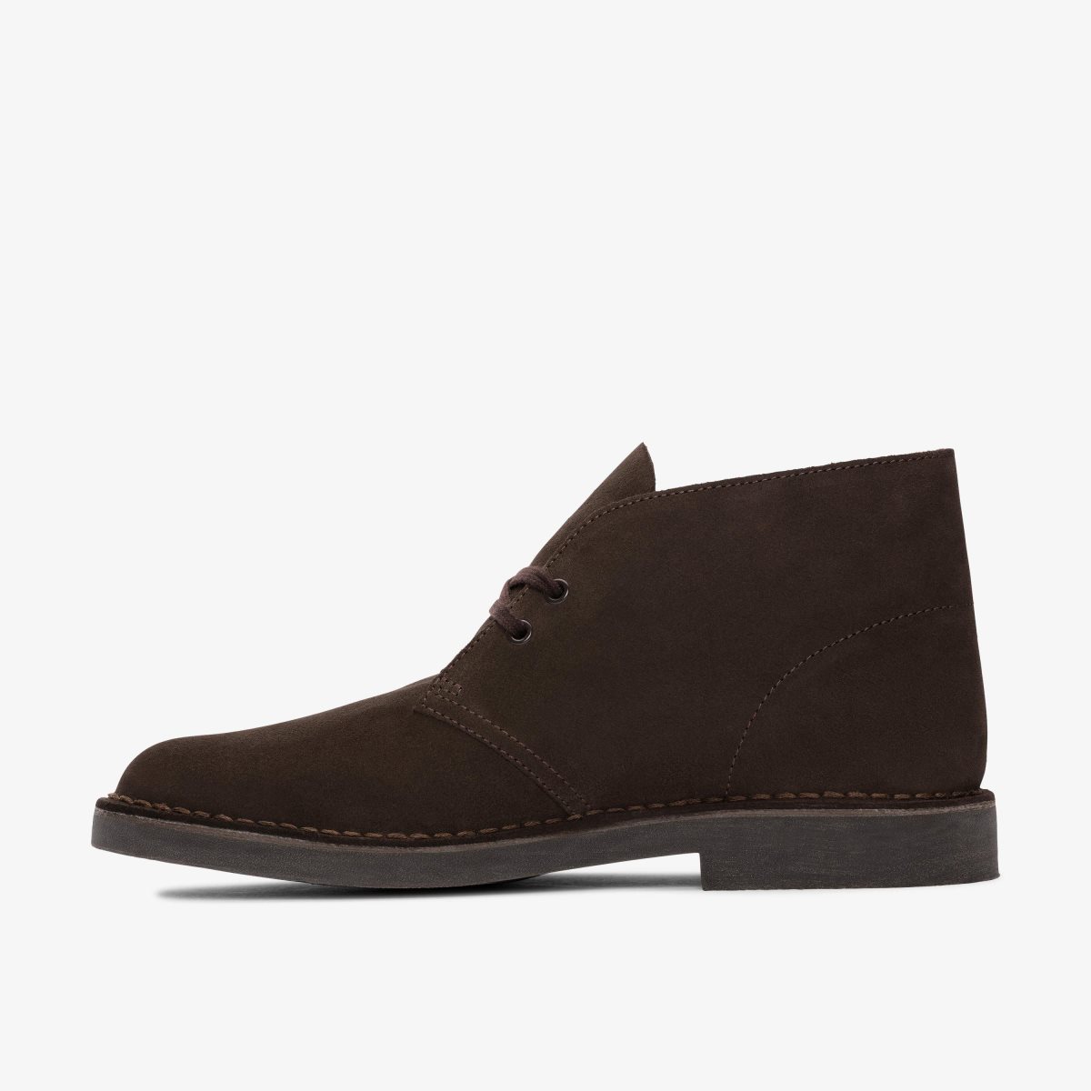 Clarks Desert Boot Evo Dark Brown Suede Dark Brown | QGBAZ2964