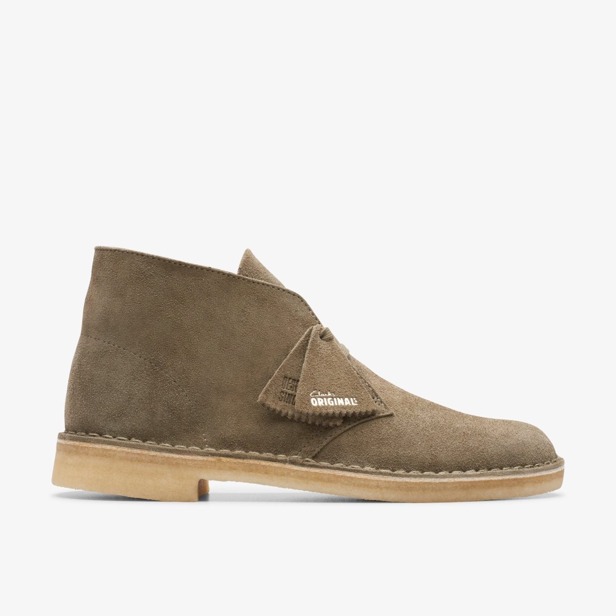 Clarks Desert Boot Pale Khaki Suede Khaki | KEODP2937