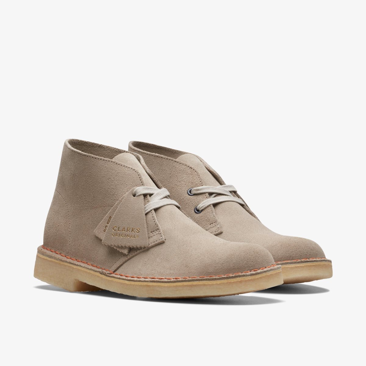 Clarks Desert Boot Sand Suede Brown | WSLOZ4816