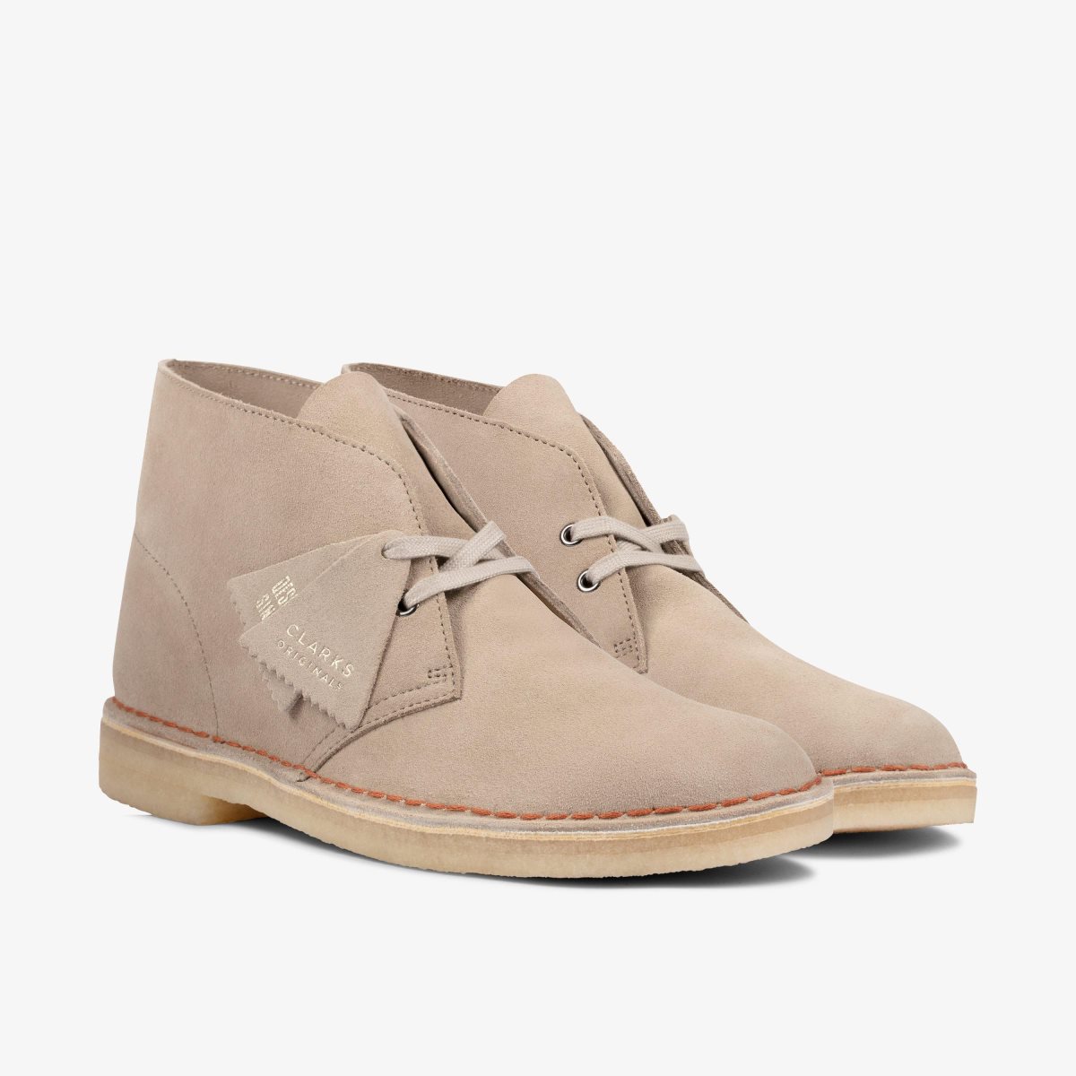 Clarks Desert Boot Sand Suede Brown | WSVUH7564