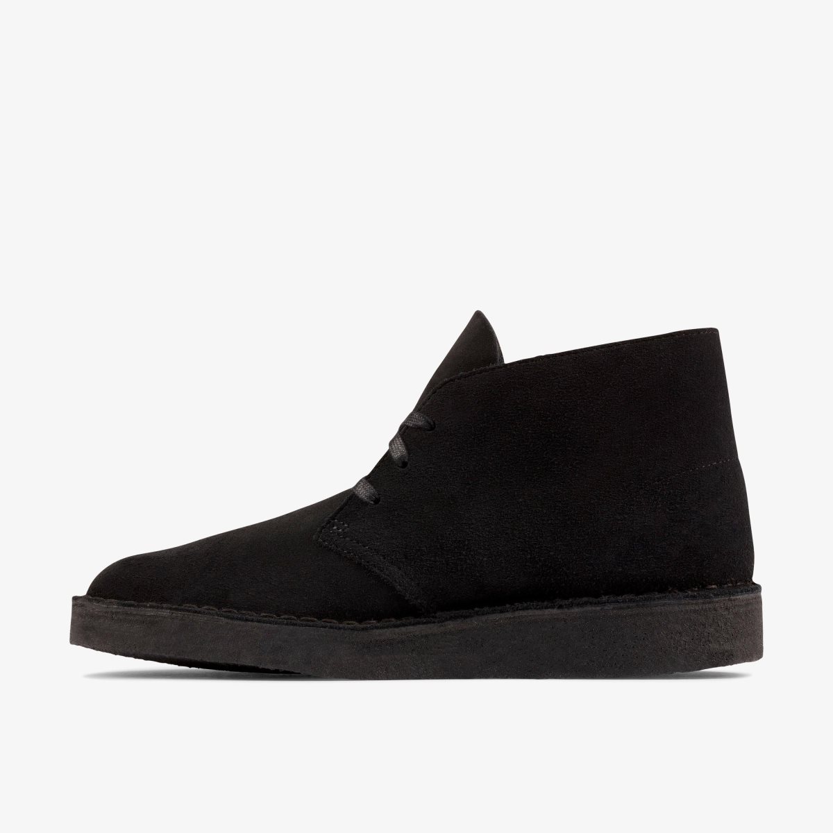 Clarks Desert Coal Black Suede Black | ZVBTQ0263