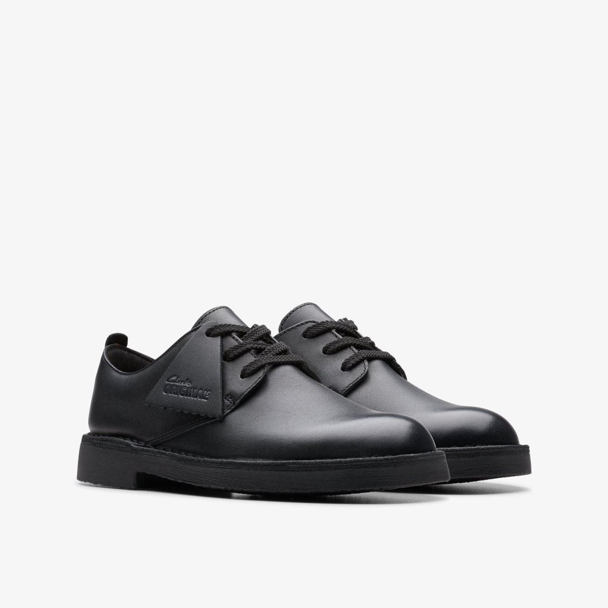 Clarks Desert London Older Black Black | SMJLH9682