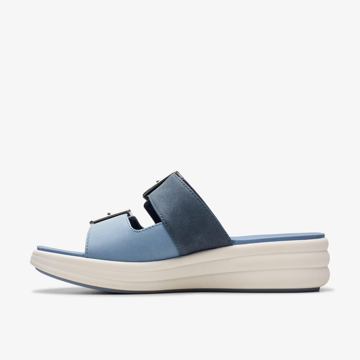 Clarks Drift Buckle Denim Combination Blue | FZRQJ1493