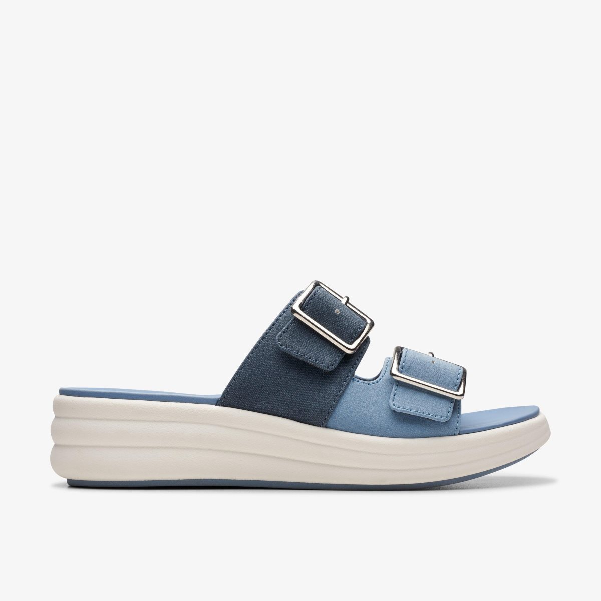 Clarks Drift Buckle Denim Combination Blue | FZRQJ1493