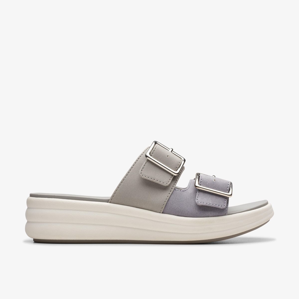 Clarks Drift Buckle Lilac Combination Purple | QRYFD1846